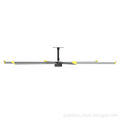 Large air volume permanent magnet ceiling fan